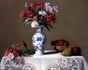 Still life floral, all kinds of reality flowers oil painting 81